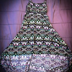 Awesome hi-low multi-colored Dress